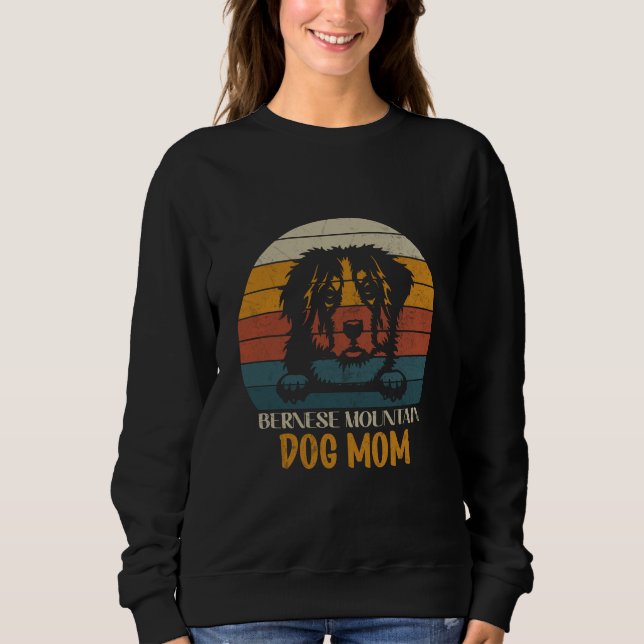 Bernese Mountain Dog Mom, Bernese dog mom Sweatshirt (Front)