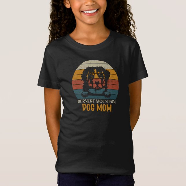 Bernese Mountain Dog Mom, Bernese dog mom T-Shirt (Front)