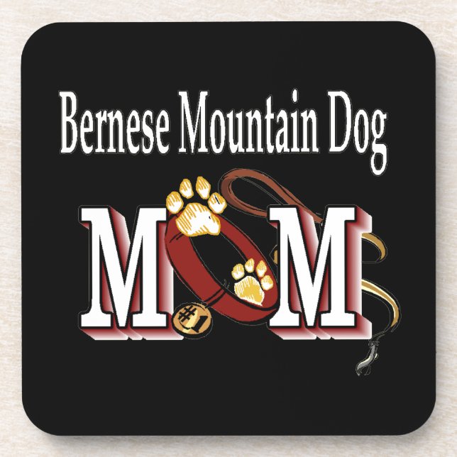 Bernese Mountain Dog MOM Coaster (Front)