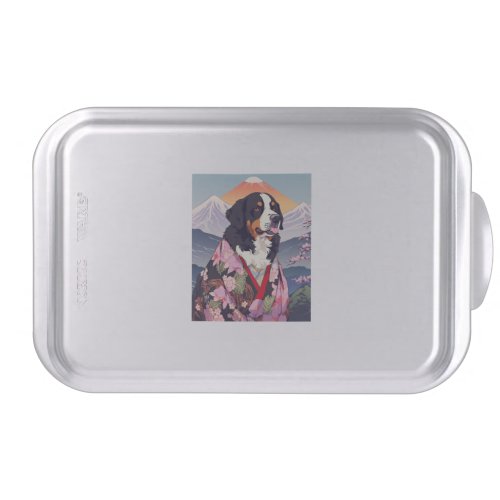 Bernese Mountain Dog Mount Fuji  3 Cake Pan