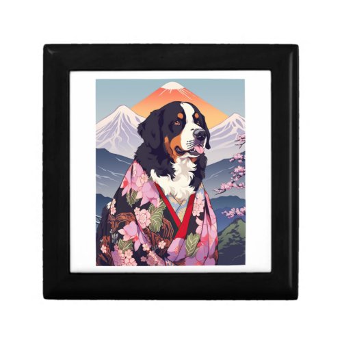 Bernese Mountain Dog Mount Fuji 3 Gift Box