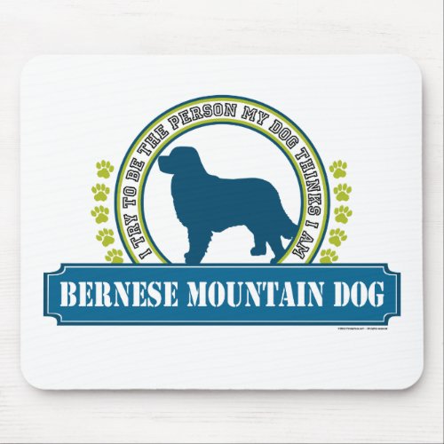 Bernese Mountain Dog Mouse Pad