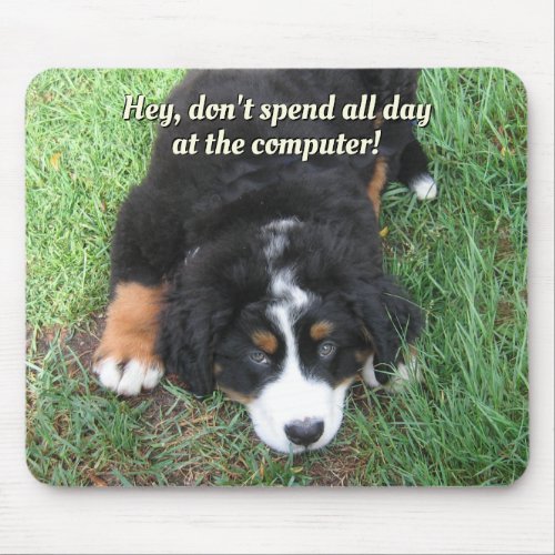 Bernese Mountain Dog Mouse Pad