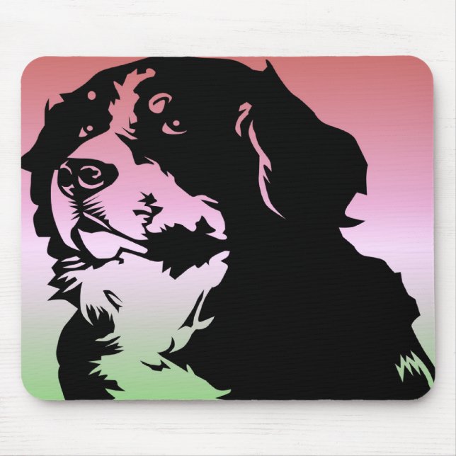 Bernese Mountain Dog Mouse Pad (Front)