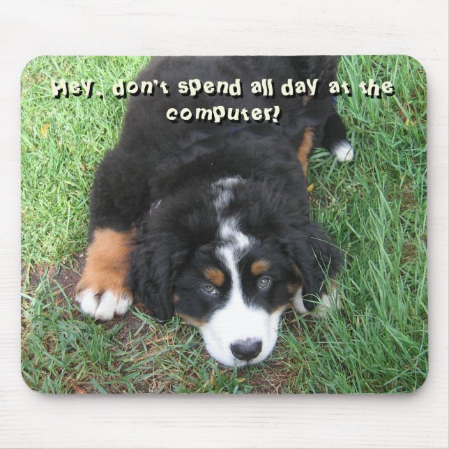 Bernese Mountain Dog Mouse Pad (Front)