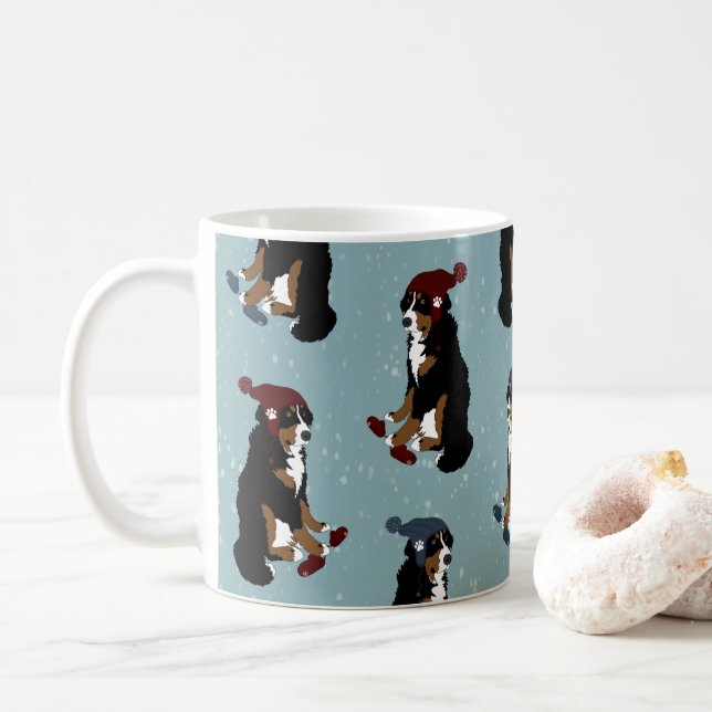 Bernese Mountain Dog Mug (With Donut)