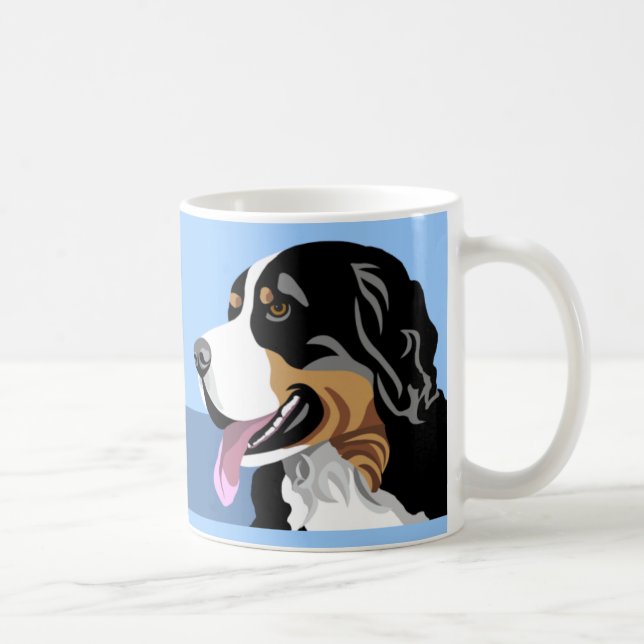 Bernese Mountain Dog Mugs (Right)