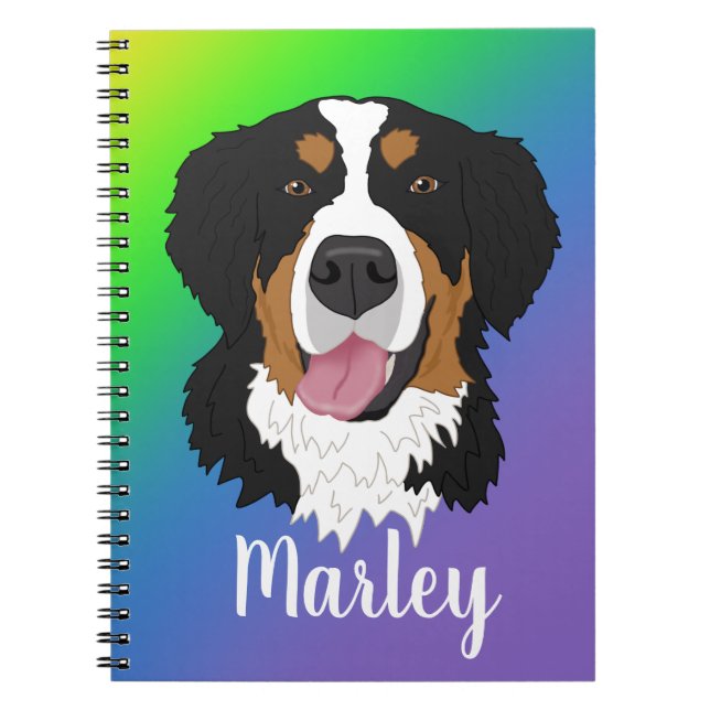 Bernese Mountain Dog  Notebook (Front)