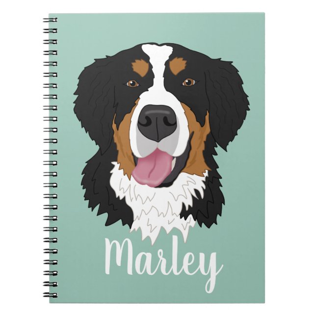 Bernese Mountain Dog  Notebook (Front)
