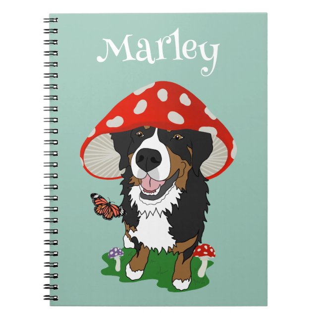 Bernese Mountain Dog  Notebook (Front)