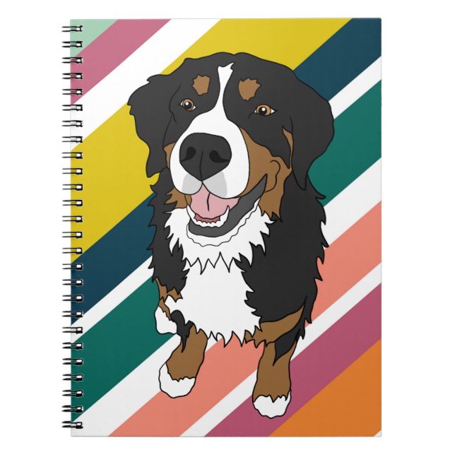 Bernese Mountain Dog  Notebook (Front)