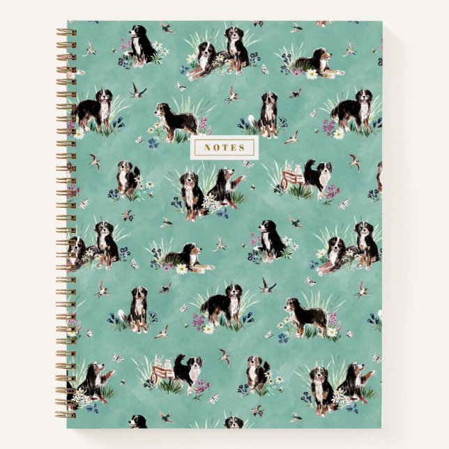 BERNESE MOUNTAIN DOG NOTEBOOK (Front)