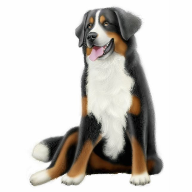 Bernese Mountain Dog Ornament (Front)