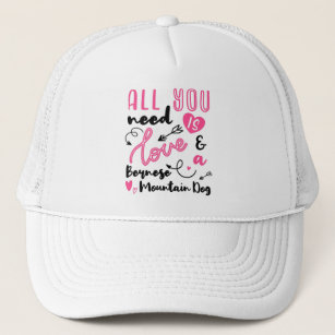 Bernese Mountain Dog  Owner Gift Idea Trucker Hat