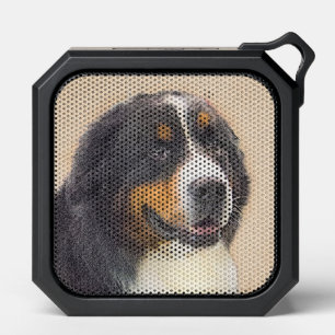 Bernese Mountain Dog Painting - Cute Original Do Bluetooth Speaker