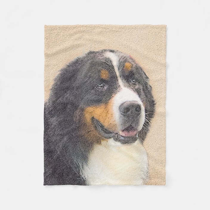 bernese mountain dog throw blanket