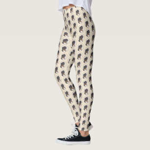 Bernese Mountain Dog Painting - Original Dog Art Leggings