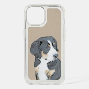 Bernese Mountain Dog Painting - Original Dog Art iPhone 15 Case