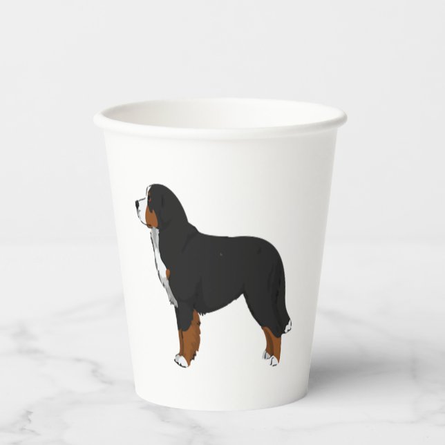 Bernese Mountain Dog  Paper Cups (Front)