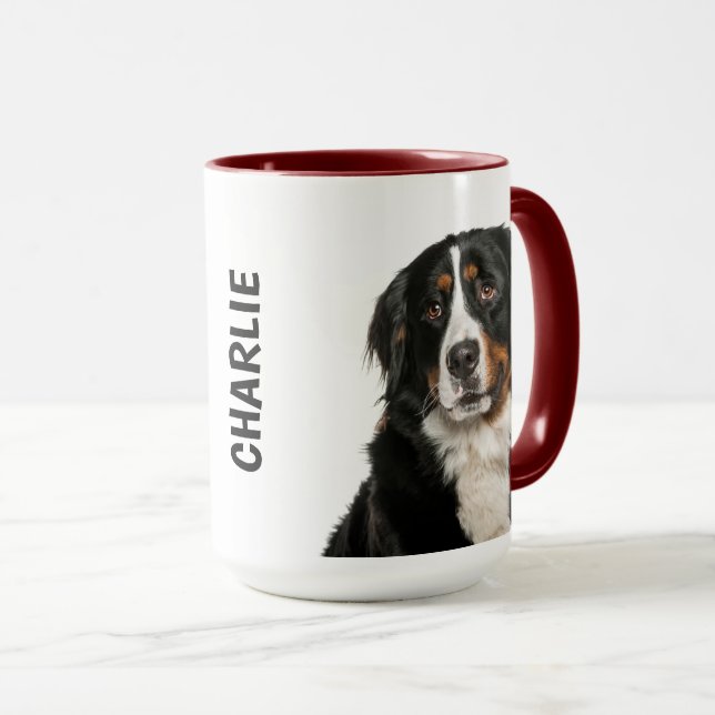 Bernese Mountain Dog Personalized Mug (Front Right)