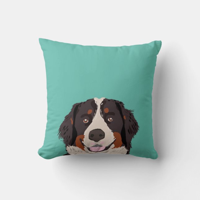 Bernese Mountain Dog pillow (Front)