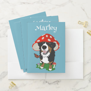 Bernese Mountain Dog Pocket Folder