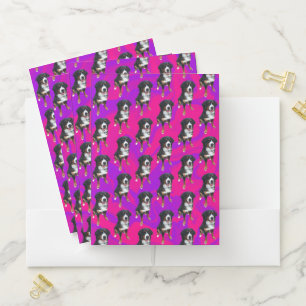 Bernese Mountain Dog Pocket Folder