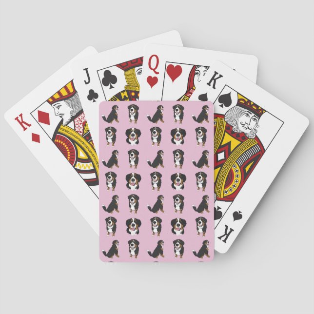 Bernese Mountain Dog  Poker Cards (Back)