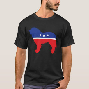 Bernese Mountain Dog Political Symbol Election Ma T-Shirt