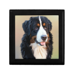 Bernese Mountain Dog Portrait Gift Box