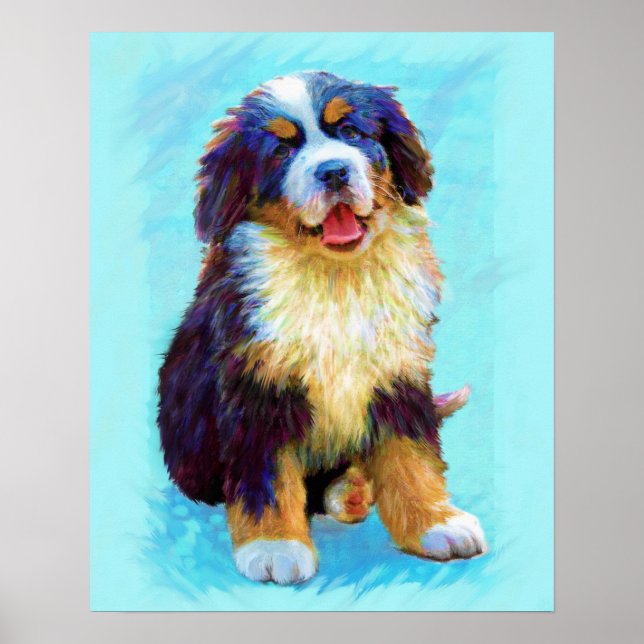 bernese mountain dog poster (Front)