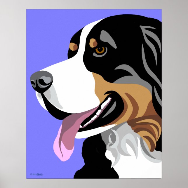 Bernese Mountain Dog Posters (Front)