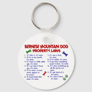 BERNESE MOUNTAIN DOG Property Laws 2 Keychain