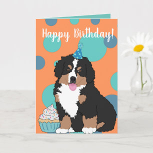 Bernese Mountain Dog Puppy Card