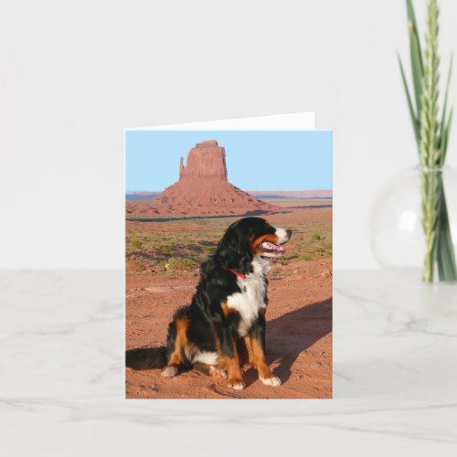 Bernese Mountain Dog Puppy Dog Note Card