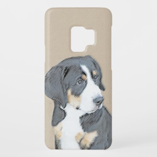 Bernese Mountain Dog Puppy Painting _ Original Art Case_Mate Samsung Galaxy S9 Case