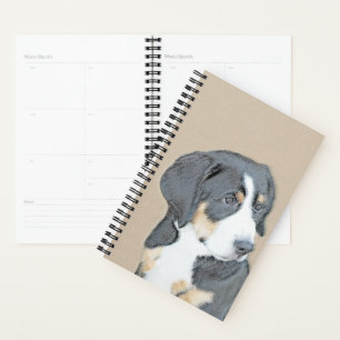 Bernese Mountain Dog Puppy Painting - Original Art Planner