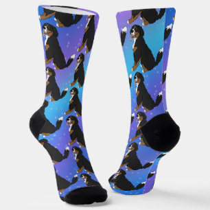 Bernese Mountain Dog Puppy Socks