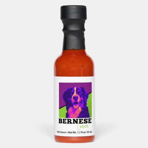 Bernese Mountain Dog _ Retro Bernese Lover Hot Sauces
