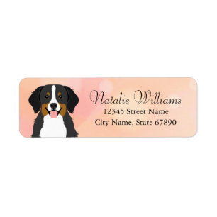 Bernese Mountain Dog Return Address Labels