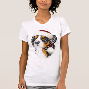 Bernese Mountain Dog Santa Pup T-Shirt