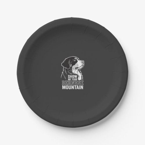 Bernese Mountain Dog Show Me Your Paper Plates