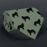 Bernese Mountain Dog Silhouettes Berners Pattern Neck Tie<br><div class="desc">This original Bernese Mountain Dog silhouettes pattern neck tie makes a great gift for dog dads! Available in a variety of colors, this cool tie makes a statement for anyone who loves Berners. An awesome gift for the guy who wears a tie for business, or for special events like holiday...</div>