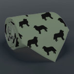 Bernese Mountain Dog Silhouettes Berners Pattern Neck Tie<br><div class="desc">This original Bernese Mountain Dog silhouettes pattern neck tie makes a great gift for dog dads! Available in a variety of colors, this cool tie makes a statement for anyone who loves Berners. An awesome gift for the guy who wears a tie for business, or for special events like holiday...</div>