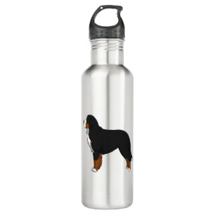 Bernese Mountain Dog Stainless Steel Water Bottle