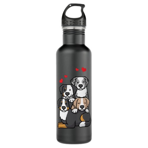 Bernese Mountain Dog Stainless Steel Water Bottle