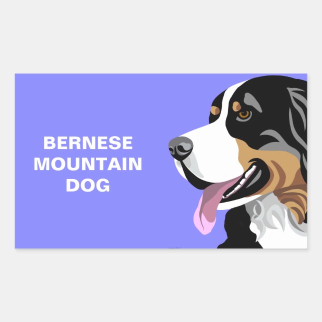Bernese Mountain Dog Stickers (Front)
