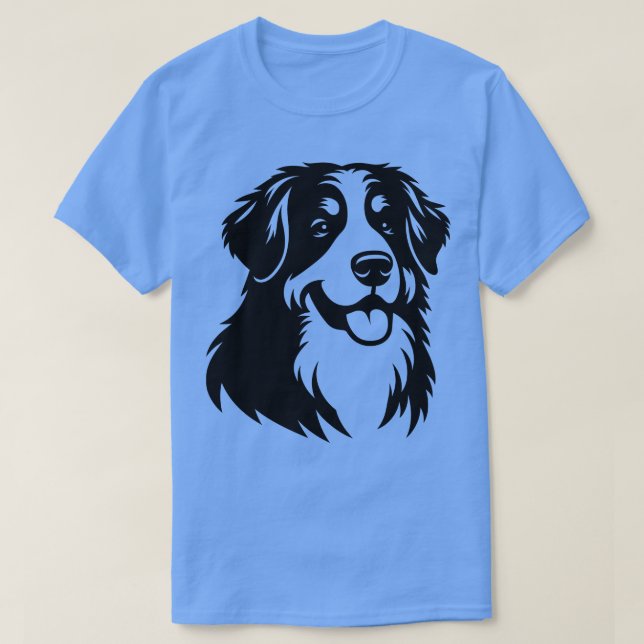 Bernese Mountain Dog T-Shirt (Design Front)