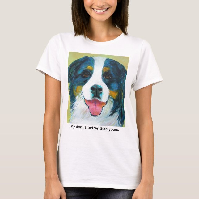 Bernese Mountain Dog T-Shirt (Front)