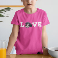 Bernese Mountain Dog T-Shirt For Girls